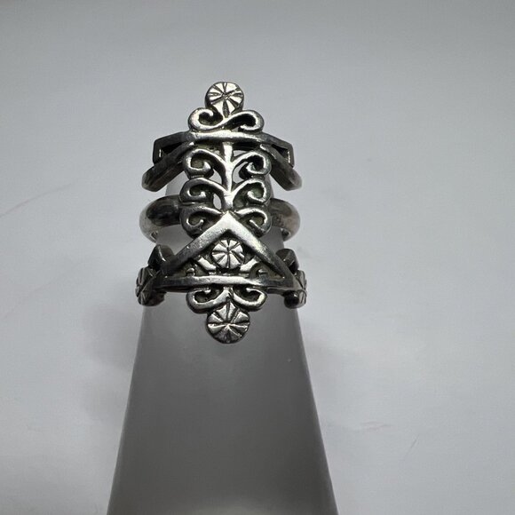 Silver 925 VOODOOVEVE - RING SterlingLwa Vodou 4.5